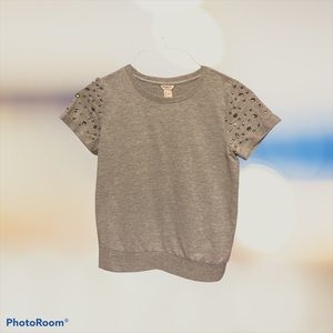 Forever 21 Girls, gray short sleeve shirt (L)